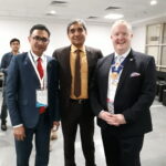 Dr. Obaidullah Hashmi sith Dr. Gary Smith and Dr. Rajech Shah